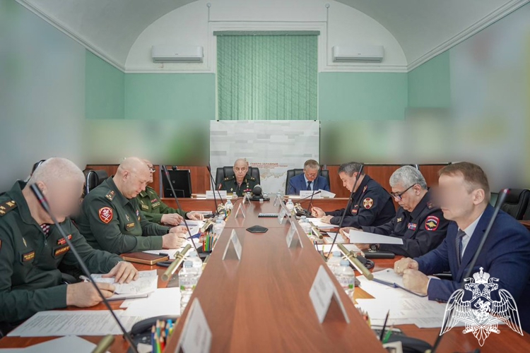 Начальник Управления Росгвардии по Республике Карелия принял участие в заседании оперативного штаба Северо-Западного округа Росгвардии
