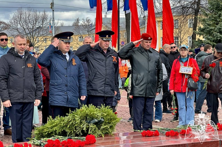 Руководство территориального управления Росгвардии приняло участие в праздничных мероприятиях, посвященных 80-летию Победы