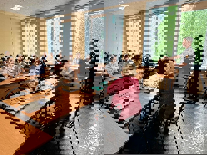Заместитель начальника Центра лицензионно-разрешительной работы Росгвардии встретился со студентами