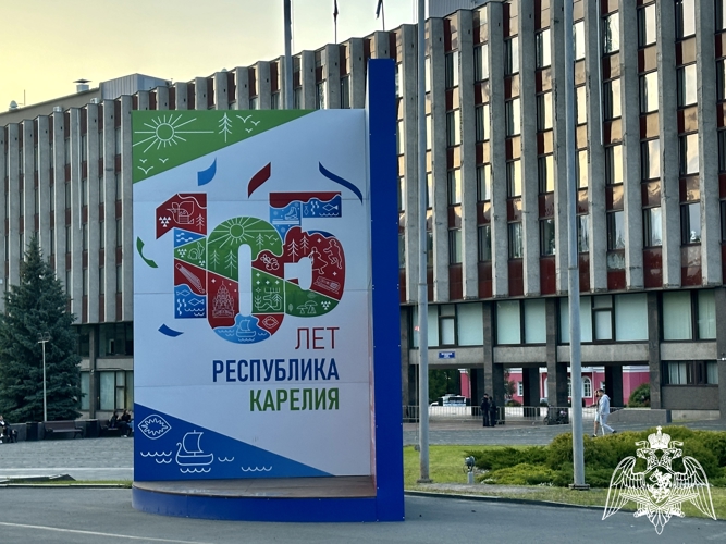 В карельской столице сотрудники Росгвардии обеспечили безопасность празднования Дня города