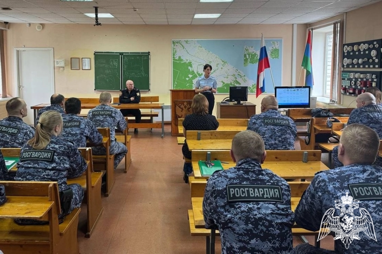 В Отделе вневедомственной охраны Росгвардии состоялась профилактическая лекция для личного состава