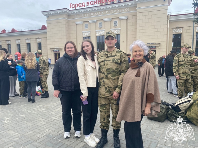Призывники из Карелии отправились служить в войсковые части Росгвардии