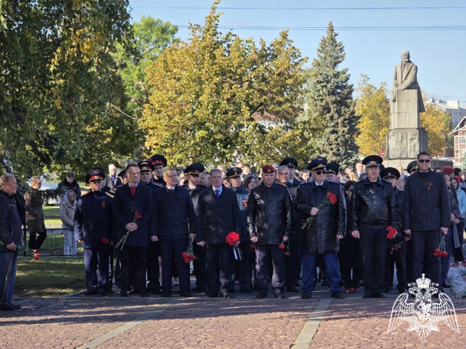 Начальник регионального управления Росгвардии принял участие в мероприятиях по случаю годовщины освобождения республики от фашистских захватчиков 