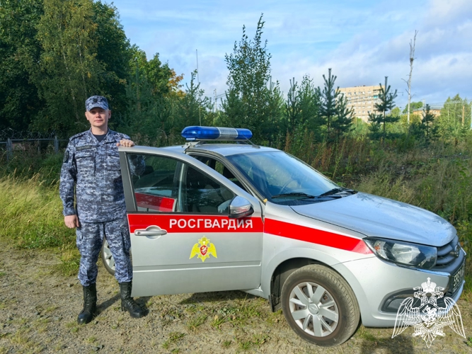 В Петрозаводске благодаря действиям сотрудника Росгвардии был предотвращен пожар