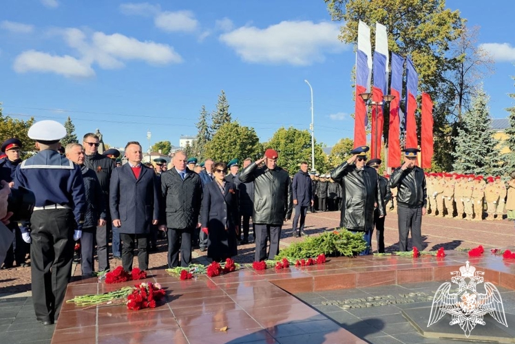 Начальник регионального управления Росгвардии принял участие в мероприятиях по случаю годовщины освобождения республики от фашистских захватчиков 