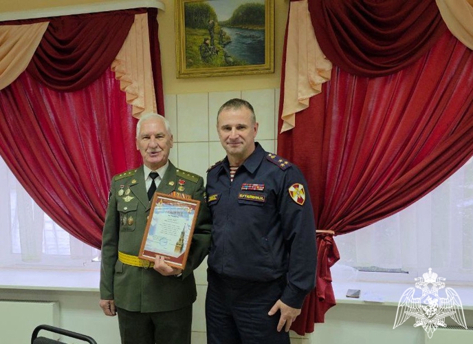 В Карелии в региональном управлении Росгвардии чествовали ветеранов войск правопорядка
