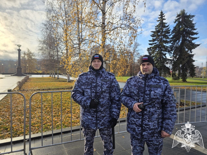 В День народного единства карельские росгвардейцы стояли на страже общественного порядка