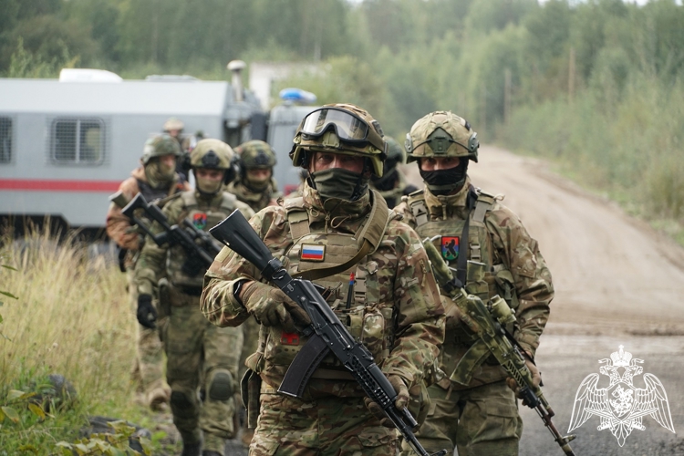 Карельский ОМОН Росгвардии отмечает 32-ю годовщину образования