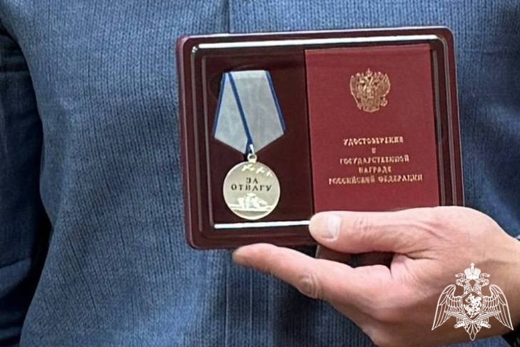 Медалью «За отвагу» награжден сотрудник карельского ОМОН «Илвес»