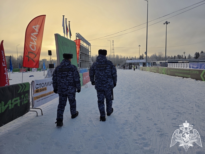Сотрудники Росгвардии обеспечили безопасность проведения юбилейной гонки «Лыжня России»