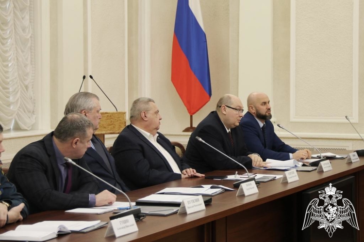 Руководитель территориального управления Росгвардии принял участие в заседании антитеррористической комиссии
