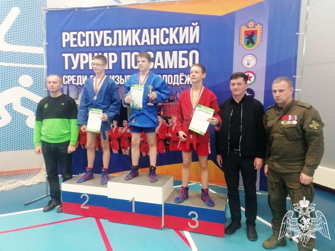 Руководство территориального управления Росгвардии приняло участие в открытии республиканского турнира по самбо