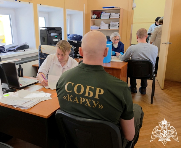 В Карелии участниками донорской акции «От сердца к сердцу» стали сотрудники Росгвардии