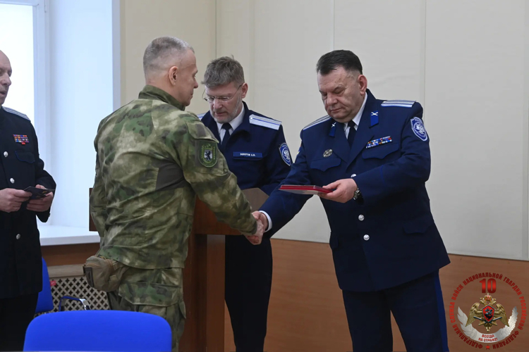 Руководство Росгвардии посетило церемонию внесения Отдельского казачьего общества Карелии в государственный реестр