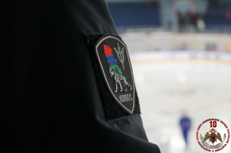 Бойцы ОМОН «Илвес» обеспечили безопасность на хоккейном матче в Карелии