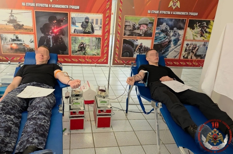 В Карелии участниками донорской акции «От сердца к сердцу» стали сотрудники Росгвардии