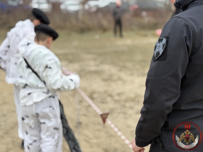 Представители Росгвардии оценили навыки юных патриотов на военно-патриотической игре «Зарница 2.0»