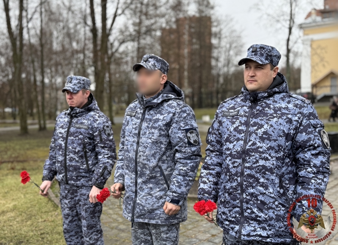 В столице Карелии личный состав Росгвардии почтил память жертв Чернобыльской катастрофы