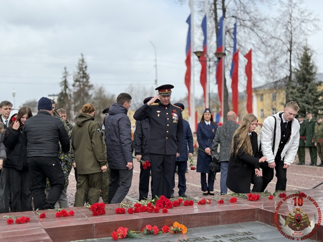 Церемонию открытия Всероссийской акции «Вахта Памяти – 2026» посетило руководство Росгвардии