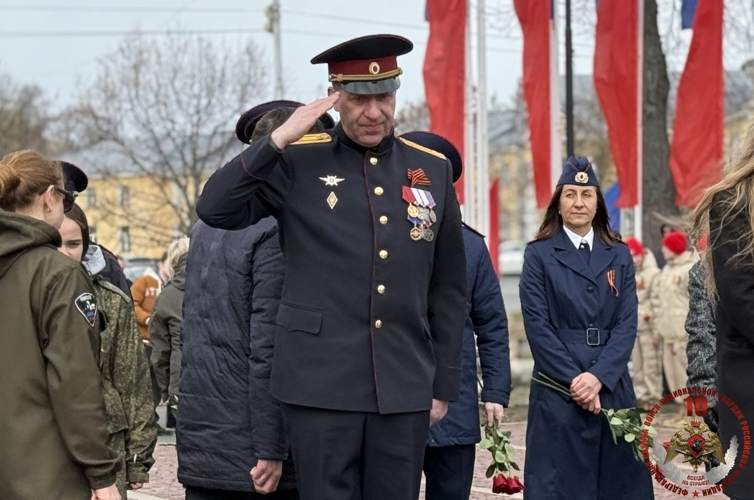 Церемонию открытия Всероссийской акции «Вахта Памяти – 2026» посетило руководство Росгвардии