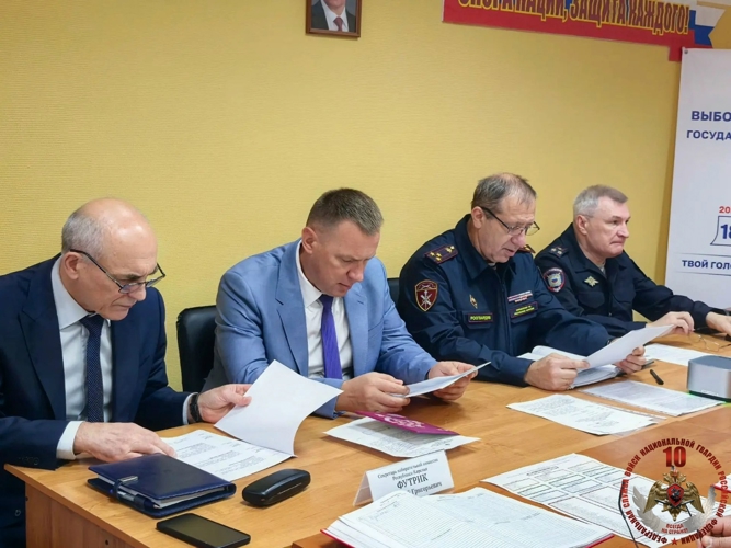В территориальном управлении Росгвардии прошло заседание Оперативного штаба по вопросам безопасности в период проведения Дня знаний и Единого дня голосования