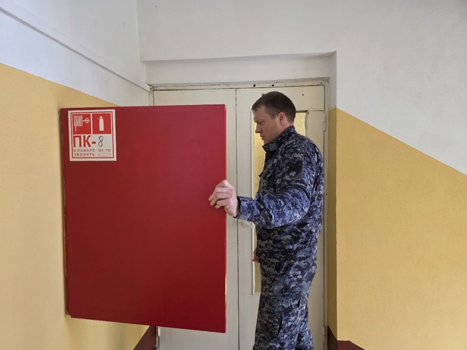 В территориальном управлении Росгвардии проходит подготовка к пожароопасному периоду