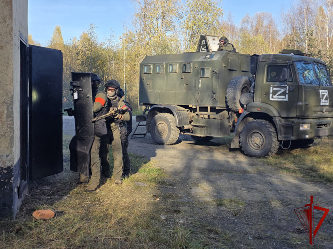 Сотрудники территориального управления Росгвардии приняли участие в антитеррористическом учении  
