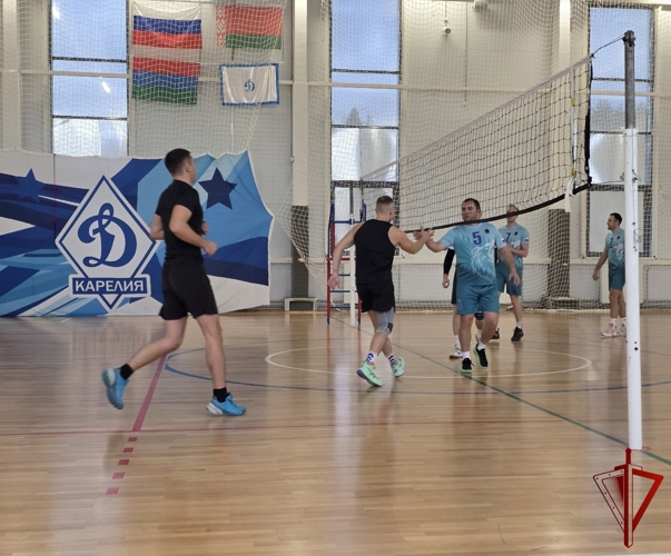 Личный состав Росгвардии принял участие в чемпионате «Динамо» по волейболу