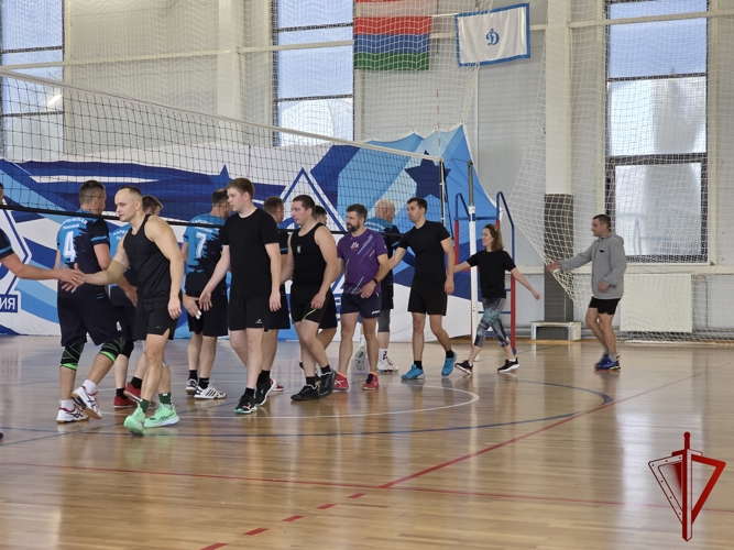 Личный состав Росгвардии принял участие в чемпионате «Динамо» по волейболу