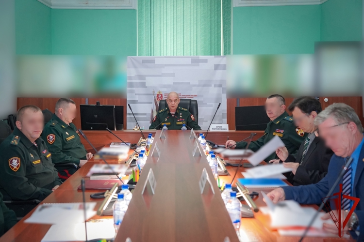Руководство территориального управления приняло участие в заседании Военного совета Северо-Западного округа Росгвардии